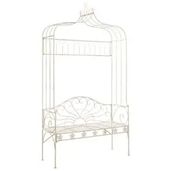 vidaXL Garden bench iron antique 122 cm (45434) vidaXL Garden bench iron antique 122 cm (45434)