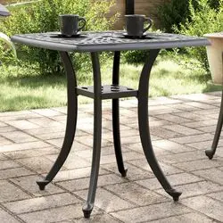 vidaXL Garden table aluminum casting 53 x 53 x 53 cm (4002816) vidaXL Garden table aluminum casting 53 x 53 x 53 cm (4002816)