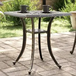 vidaXL Garden table aluminum cast 53 x 53 x 53 cm (4002815) vidaXL Garden table aluminum cast 53 x 53 x 53 cm (4002815)