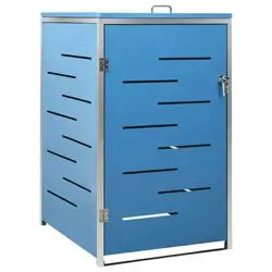 vidaXL Garbage bin enclosure for 1 bin stainless steel 69 x 77.5 x 112.5 cm (149566) vidaXL Garbage bin enclosure for 1 bin stainless steel 69 x 77.5 x 112.5 cm (149566)