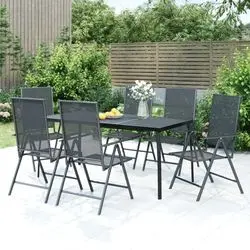 vidaXL Garden dining set steel 5-piece (3187982) vidaXL Garden dining set steel 5-piece (3187982)