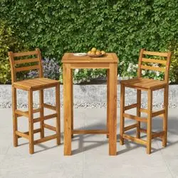 vidaXL Garden bar set solid acacia wood 3-piece (3154390) vidaXL Garden bar set solid acacia wood 3-piece (3154390)