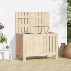 vidaXL Garden chest solid wood pine 76 x 42.5 x 54 cm (836144) vidaXL Garden chest solid wood pine 76 x 42.5 x 54 cm (836144)