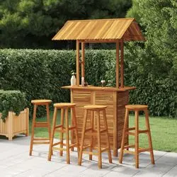vidaXL Garden bar set solid acacia wood 5-piece (3116007) vidaXL Garden bar set solid acacia wood 5-piece (3116007)