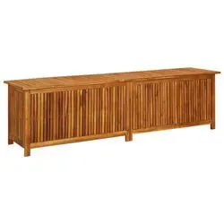 vidaXL Garden Storage Box Solid Acacia Wood 200 x 50 x 58 cm (316500) vidaXL Garden Storage Box Solid Acacia Wood 200 x 50 x 58 cm (316500)