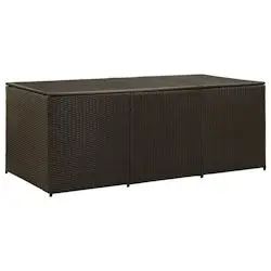 vidaXL Garden Box Poly Rattan 180 x 90 x 75 cm (46478) vidaXL Garden Box Poly Rattan 180 x 90 x 75 cm (46478)
