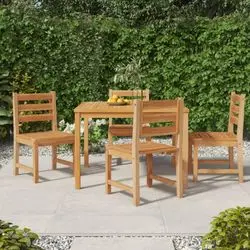 vidaXL Garden chair solid wood teak 4 pcs. (3157174) vidaXL Garden chair solid wood teak 4 pcs. (3157174)