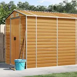 vidaXL Garden shed galvanized steel 191 x 215 x 198 cm (3188276) vidaXL Garden shed galvanized steel 191 x 215 x 198 cm (3188276)