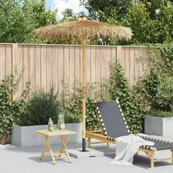 vidaXL Tiki umbrella with banana leaf roof bamboo 150 cm (4108222) vidaXL Tiki umbrella with banana leaf roof bamboo 150 cm (4108222)