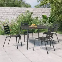 vidaXL Garden table steel 100 x 100 x 71 cm (362738) vidaXL Garden table steel 100 x 100 x 71 cm (362738)