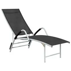 vidaXL Sun lounger Textilene and aluminum (310521) vidaXL Sun lounger Textilene and aluminum (310521)