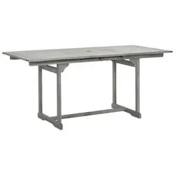 vidaXL Garden dining table 120-170 x 80 x 75 cm solid acacia wood (316575) vidaXL Garden dining table 120-170 x 80 x 75 cm solid acacia wood (316575)