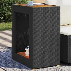 vidaXL Side table with wooden top (366303) vidaXL Side table with wooden top (366303)