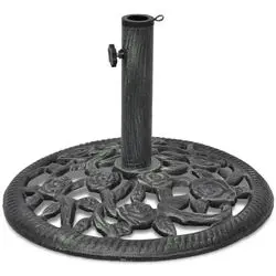 vidaXL Cast iron parasol base 12 kg Ø48 cm (42171) vidaXL Cast iron parasol base 12 kg Ø48 cm (42171)