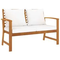 vidaXL Garden bench with cushion (318339) vidaXL Garden bench with cushion (318339)