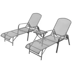 vidaXL Sun lounger set of 2 (42727) vidaXL Sun lounger set of 2 (42727)