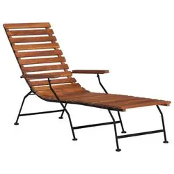 vidaXL Deck chair acacia wood (44390) vidaXL Deck chair acacia wood (44390)