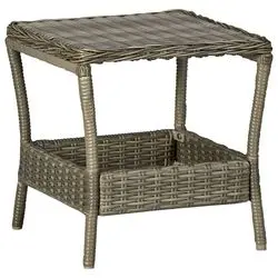 vidaXL Garden table poly rattan (313308) vidaXL Garden table poly rattan (313308)