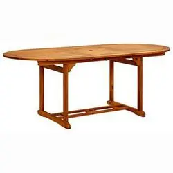 vidaXL Garden table acacia extendable solid wood (41818) vidaXL Garden table acacia extendable solid wood (41818)