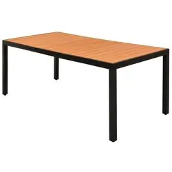 vidaXL Garden dining table 185x90x74 cm (42795) vidaXL Garden dining table 185x90x74 cm (42795)