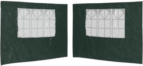 vidaXL Party tent sidewall with window PE green (45119) vidaXL Party tent sidewall with window PE green (45119)