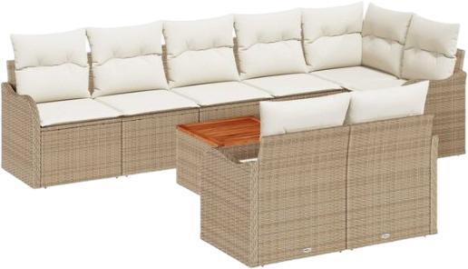 vidaXL Garden sofa set with cushion 9-piece (3347470) vidaXL Garden sofa set with cushion 9-piece (3347470)