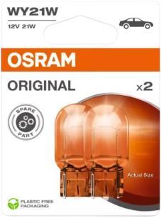Osram Lamp with glass wedge base WY21W (7504-2BL) Osram Lamp with glass wedge base WY21W (7504-2BL)