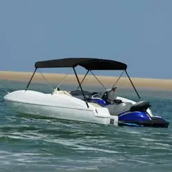 vidaXL 2-Bow Bimini Top Black 180x130x110 cm (94796) vidaXL 2-Bow Bimini Top Black 180x130x110 cm (94796)