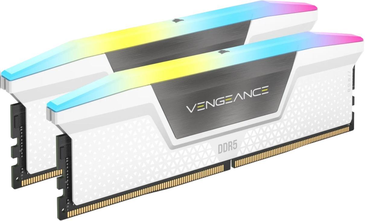 Corsair Vengeance RGB DDR5-6000 32GB Kit (CMH32GX5M2E6000C36W) Corsair Vengeance RGB DDR5-6000 32GB Kit (CMH32GX5M2E6000C36W)