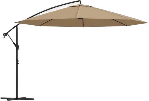 vidaXL Cantilever umbrella with aluminum mast 350 cm (44506) vidaXL Cantilever umbrella with aluminum mast 350 cm (44506)