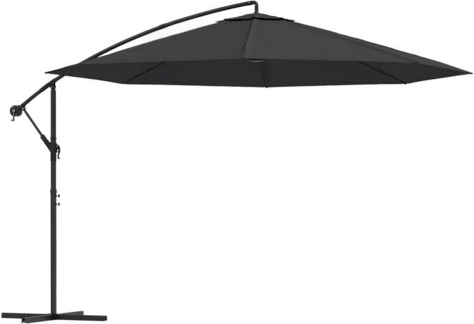 vidaXL Cantilever umbrella with aluminum mast 350 cm (47130) vidaXL Cantilever umbrella with aluminum mast 350 cm (47130)