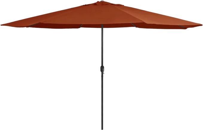 vidaXL Parasol with metal pole 390 cm (47383) vidaXL Parasol with metal pole 390 cm (47383)