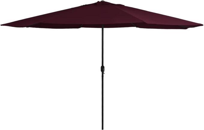 vidaXL Parasol with metal pole 390 cm (47382) vidaXL Parasol with metal pole 390 cm (47382)