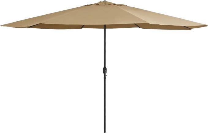vidaXL Parasol with metal pole 390 cm (47381) vidaXL Parasol with metal pole 390 cm (47381)