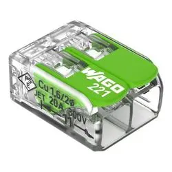 Wago Lever terminal block 100 pcs. (221-422) Wago Lever terminal block 100 pcs. (221-422)