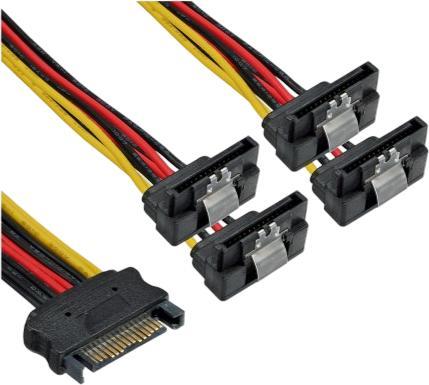 Inline SATA Power Y-Cable 0.3 m (29683X) Inline SATA Power Y-Cable 0.3 m (29683X)