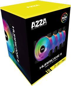 AZZA Hurricane II Digital RGB pack of 4 (FFAZ-12DRGB2-241) AZZA Hurricane II Digital RGB pack of 4 (FFAZ-12DRGB2-241)