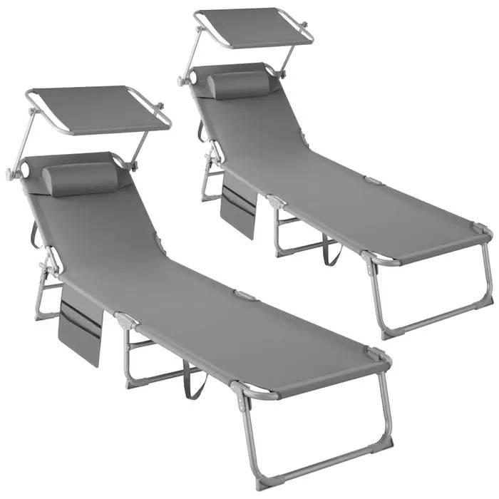 tectake Chloé sun lounger (405127) tectake Chloé sun lounger (405127)