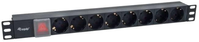Equip 8-way German power strip (333286) Equip 8-way German power strip (333286)