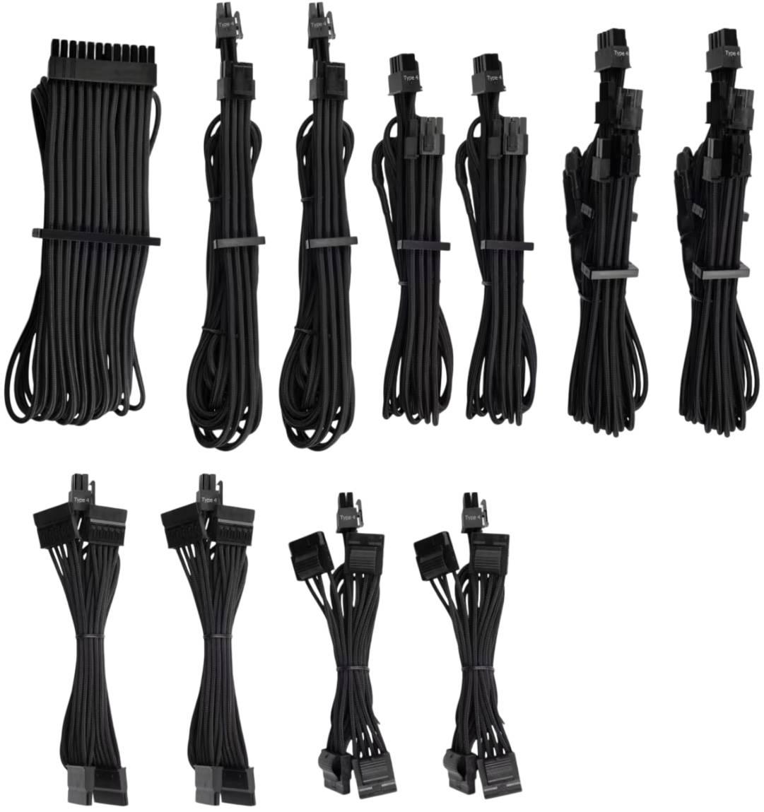 Corsair Premium PSU Cable Pro Kit Type 4 Gen 4 (CP-8920222) Corsair Premium PSU Cable Pro Kit Type 4 Gen 4 (CP-8920222)
