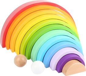 Small Foot Wooden Building Block Rainbow XL (11412) Small Foot Wooden Building Block Rainbow XL (11412)