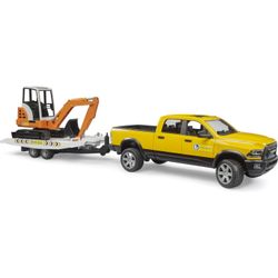 Bruder RAM Rental Service with Mini Excavator Bruder RAM Rental Service with Mini Excavator