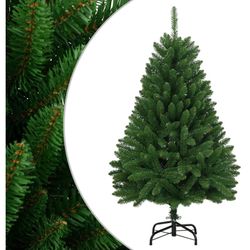 vidaXL Artificial Christmas Tree Foldable with Stand Green 150 cm (357778) vidaXL Artificial Christmas Tree Foldable with Stand Green 150 cm (357778)