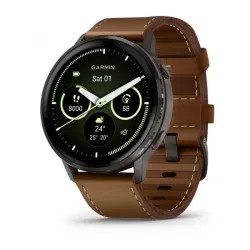 Garmin Venu 4 45 mm with leather strap Garmin Venu 4 45 mm with leather strap
