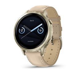 Garmin Venu 4 41 mm with leather strap Garmin Venu 4 41 mm with leather strap