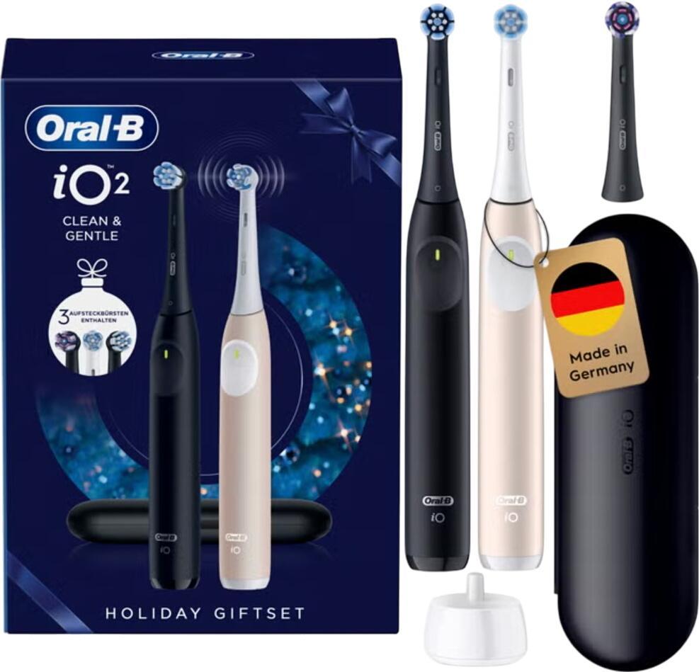 Oral-B iO Series 2 Night Black/Calm Pink with 2nd Handpiece Gift Edition Oral-B iO Series 2 Night Black/Calm Pink with 2nd Handpiece Gift Edition
