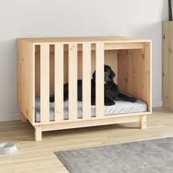 vidaXL Doghouse Solid Wood Pine 90 x 60 x 67 cm (822486) vidaXL Doghouse Solid Wood Pine 90 x 60 x 67 cm (822486)