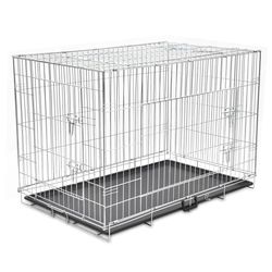 vidaXL Foldable Dog Crate Metal XXL (170219) vidaXL Foldable Dog Crate Metal XXL (170219)