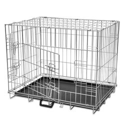 vidaXL Foldable Dog Crate Metal L (170217) vidaXL Foldable Dog Crate Metal L (170217)