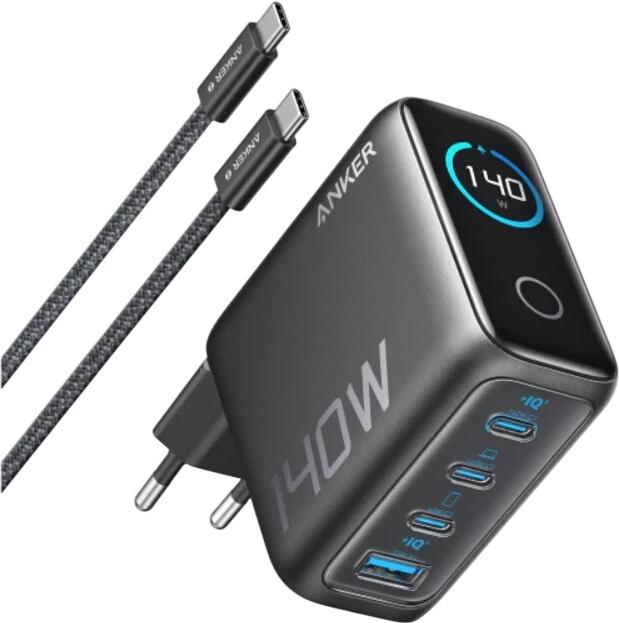 ANKER Charger 140W 4-Port PD 3.1 with USB-C Cable (B2697) ANKER Charger 140W 4-Port PD 3.1 with USB-C Cable (B2697)